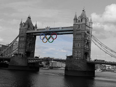 Tower Bridge Olympic Rings