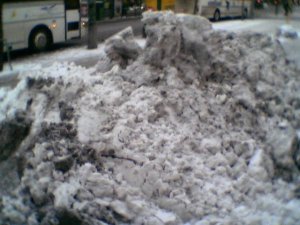 Snow in Helsinki