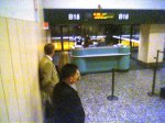 Waiting at the airport in Milan